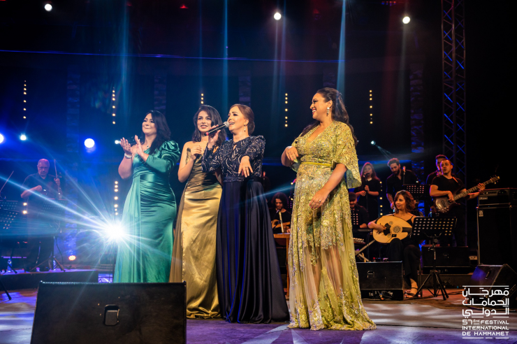 اختتام مهرجان الحمامات الدولي احتفاء  بالأغنية النسائية التونسية